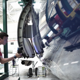 3D skenování v leteckém průmyslu