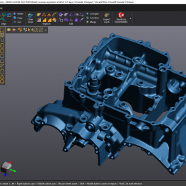 Racing engine parts scan