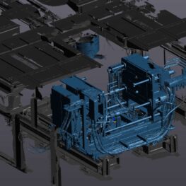 3D skenování strojního zařízení - MetraSCAN